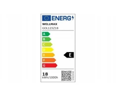 Wellmax LED lemputė E27 18W 122lm/W 2200lm Šalta 6500K SAMSUNG / GOL123Z18