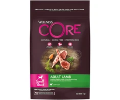Wellness Core Small Breed Adult ėriena, sausas pašaras, suaugusiems mažų veislių šunims, ėriena, 5kg