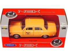 Welly Fiat 125p 1: 39 Švelniai oranžinis taksi