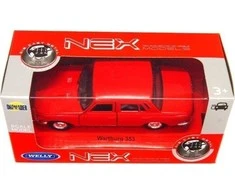 Welly Wartburg 353 1: 34 Raudona WLLLY