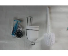 Wenko MILAZZO šepečių laikiklis + tualeto šepetys, Vacuum-Loc - chromuotas plienas, WENKO