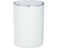 Wenko Weko šiukšliadėžė su mygtuku 5L balta (23882)