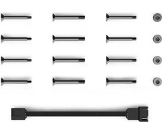 Alphacool Apex Stealth Metalinis korpuso ventiliatorius 120 mm, 2 000 aps./min. – juodos spalvos