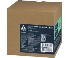 Wentylator Arctic P12 Pro A-RGB LN 3-pack (ACFAN00347A)