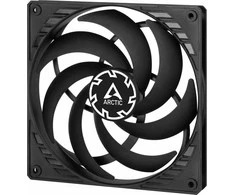 ARCTIC P14 SLIM PWM PST korpuso ventiliatorius, 4-pin, 140mm, siauras, juodas