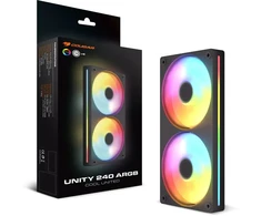 Cougar Unity 240 ARGB PWM ventiliatorius juodas (CF-UN240FB-RGB)