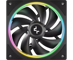 DeepCool FL12 SE Kompiuterio dėklas Fan 12 cm Juodas 1 pc(s)