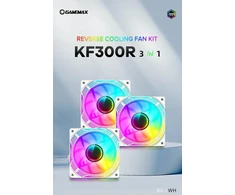Gamemax Case Fan | KF300R WH | Baltas