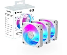 „Wentylator Gigabyte AORUS EZ Chain Fan 120 Ice“ 3 vnt. pakuotė (GP-ECFAN1203 ICE)