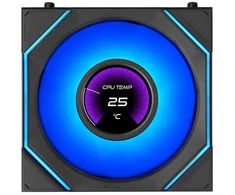 Lian Li UNI FAN SL-INF LCD FLEX belaidis ventiliatorius, ARGB ir LCD Ø 120 mm, juodas