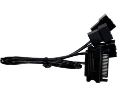 Lian Li UNI FAN SL-INF Wireless korpuso ventiliatorius, ARGB, PWM – 3er-Pack, su valdikliu Reverse-Blade, 120mm, juodos spalvos