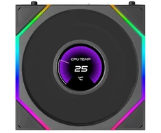 Wentylator Lian Li Wentylatory Uni Fan TL LCD Flex Wireless ARGB PWM Reverse Blade 120mm Juodas (G9F.12RTLLCD1F1B.00)