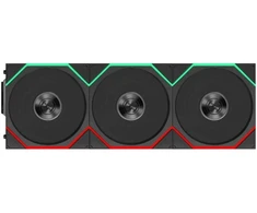 Lian Li ventiliatorius Uni Fan TL Flex Wireless ARGB PWM (rinkinys 3 vnt. 120 mm juodas (G9F.12TL1F3B.00)