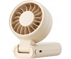 Ventiliatorius AECOOLY Halo 04 Foldable Handheld Fan, rusvai gelsvas