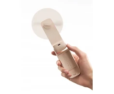 Ventiliatorius AECOOLY Pocket 01 Foldable Handheld Fan, rusvai gelsvas