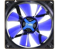 Noiseblocker juodos spalvosSilent korpuso ventiliatoriusXE1 – 92mm