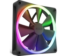 NZXT F140 RGB Kompiuterio dėklas Fan 14 cm Juodas 1 pc(s)