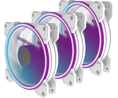 Wentylator PREYON Eagle Eye 120 PWM ARGB 3-PACK Baltas