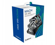 Sudokoo Mach120 PWM Lüfter – 120mm, juodos spalvos