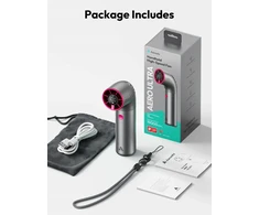 AECOOLY Aero Ultra High-Speed Handheld Fan, Pilkas-Violetinė