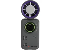 Ventiliatorius Wentylator Verbatim Cool 'n' Go Ice Touch Pro Handheld Fan Violetinė/Pilkas (32349)