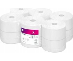 Wepa Wepa Satino Prestige - Jumbo tualetinis popierius su centriniu dozavimu - 12 ritinėlių