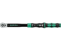 Wera Click-Torque Lock C 3 R/L torque wrench – adjustable 40–200 Nm, 1/2" square drive, ±3% precision, reversible ratchet