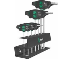 Wera Atsuktuvų rinkinys HEX-PLUS profilis 454/7 HF, 2 rinkinys, 7 vnt. (1 KOMPLEKTAS)