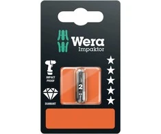 Antgalis Wera Impactor 855/1 IMP DC , 1 x PZ2 x 25 mm, blisteryje