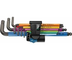 Wera Pin raktai 950 / 9 Hex- Plus HF 1 L- raktų rinkinys, Blacklazeris