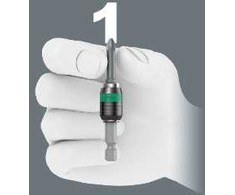 Wera RAPIDAPTOR greito atleidimo antgalis ir antgalio rankena 1/4" x 90 mm 05051272001