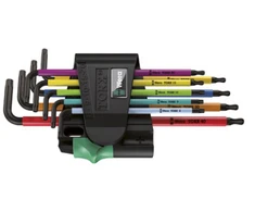 Wera T8-T40 L tipo torx raktų rinkinys su anga 9 vnt. (05024335001)