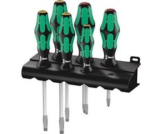 Wera 334 SK/6 stovo atsuktuvų rinkinys Kraftform Plus Lasertip