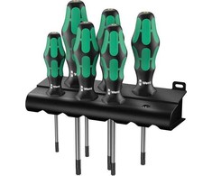 WERA 367/6 TORX BO Kraftform atsuktuvų rinkinys + stovas
