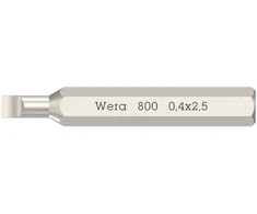 Wera Wera 800 Micro Bits 0,40 x 2,5 x 30mm