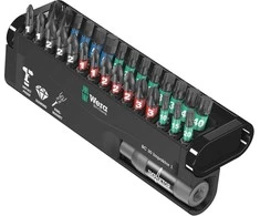 Smūginių antgalių rinkinys Wera Bit-Check 30 Impaktor, 30 vnt, PH+PZ+TORX+HEX