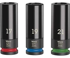 WERA Wheel Impaktor C Set 1 Lizdų komplektas, 1/2 pavara