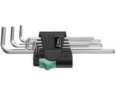 L-raktų šešiakampių rinkinys chromuotas 950/7 Hex-Plus 1, 022181 Wera