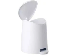 Tatay Bathroom pedal bucket 3L Standard baltas