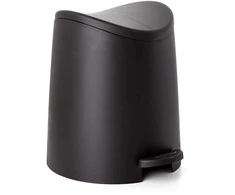 Tatay Wesco Šiukšliadėžė vonios kambariui su pedalu, 3 l, standartinė, juoda, 8411801224762