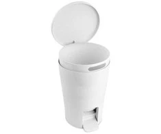 Tatay Bathroom pedal bucket 5L Diabolo baltas
