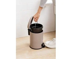 Tatay Pedal Bucket 3L Nordic stainless steel/ruda