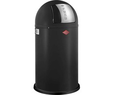 Šiukšliadėžė Wesco Kickmaster Soft juoda matinė