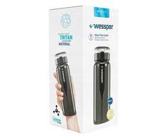 Gertuvė Wessper „ActiveMax Clarti“ stiklinis filtro butelis 0,68 l