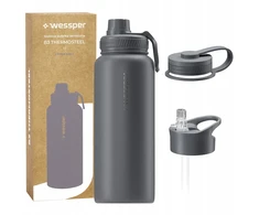 Wessper Buteliukas termiczna Wessper B3 THERMOSTEEL 1000ml (WES266-GR-1000)