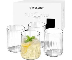 Wessper Stiklinių rinkinys LYND 4 vnt. (WES259-4-GL)