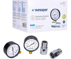 Wessper Wessper 2x manometras ir 2x adapteris vandens filtrams 3/4''