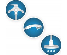 Wessper WESSPER AQUASHOWER DUŠO FILTRAS JUODA MATINIS