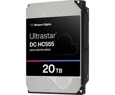 Sandisk HDD Server WD/HGST ULTRASTAR DC HC555 (3.5’’, 20TB, 512MB, 7200RPM, SATA 6Gb/s, 512E SE NP3) SKU: 0B48724