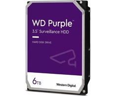Western Digital Serverio diskas WD Violetinė 6TB 3.5 "SATA III (6 Gb / s) (WD 64PRZ)